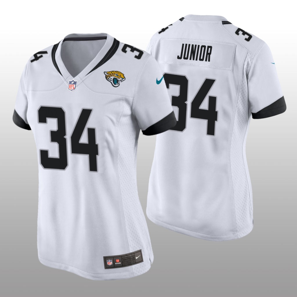 Jacksonville Jaguars Gregory Junior White Jersey Game - Women's