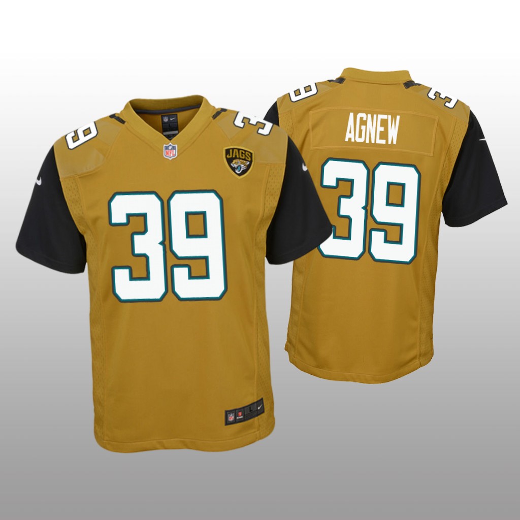 Jacksonville Jaguars Jamal Agnew Gold Jersey Color Rush Game - Youth