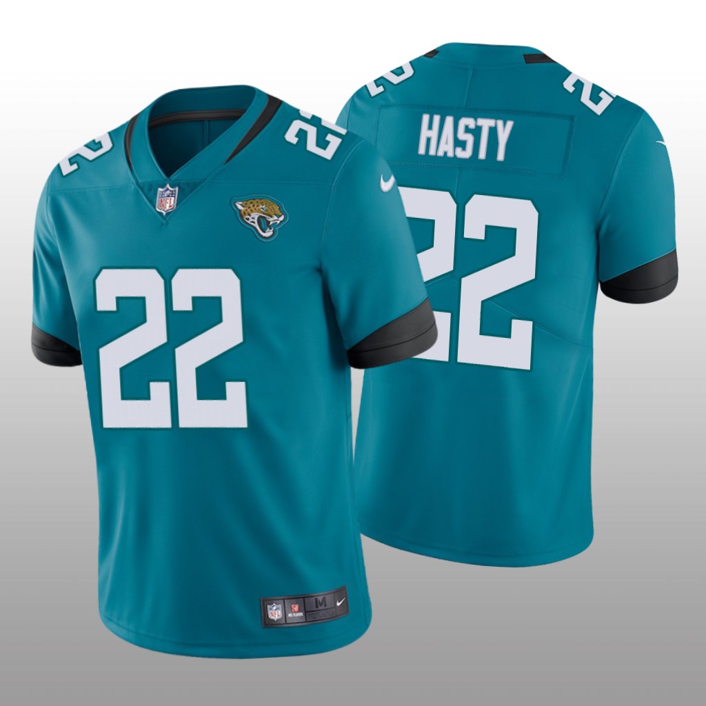 Jacksonville Jaguars JaMycal Hasty Teal Jersey Vapor Limited - Men's