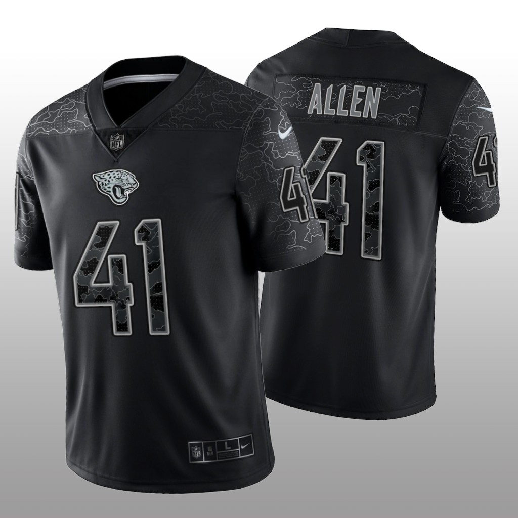 Jacksonville Jaguars Josh Allen Black Jersey Reflective Limited  - Men's