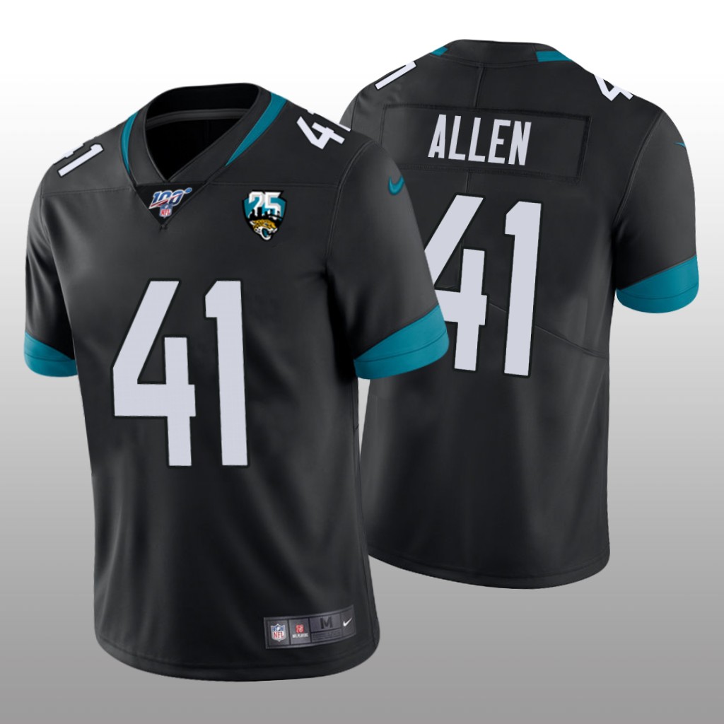 Jacksonville Jaguars Josh Allen Black Vapor Limited Jersey 100th Season - Men's