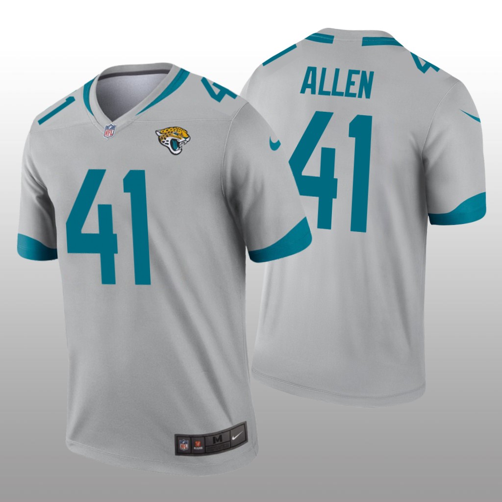 Jacksonville Jaguars Josh Allen Silver Jersey Inverted Legend - Men's