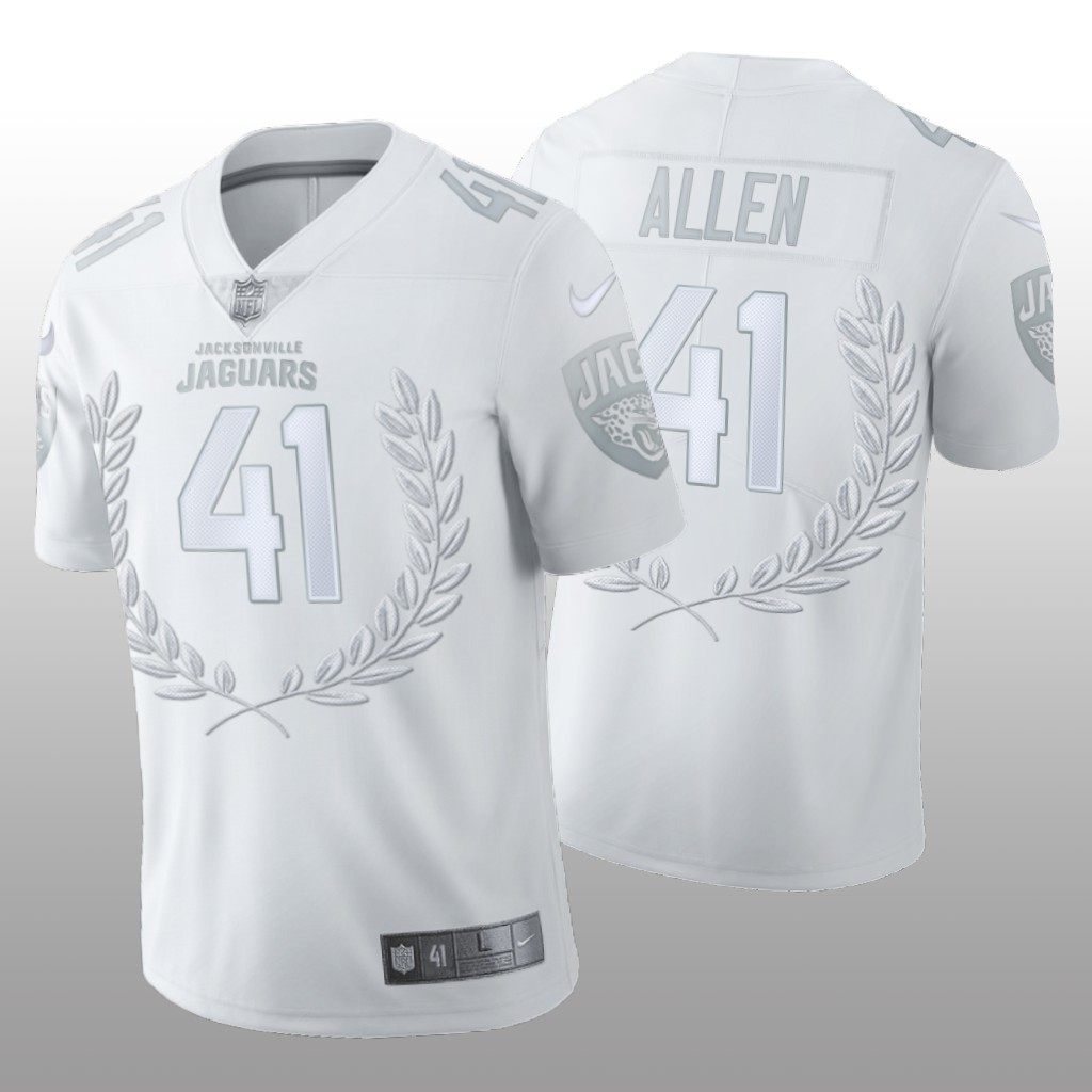 Jacksonville Jaguars Josh Allen White Jersey 2020 Vapor Limited