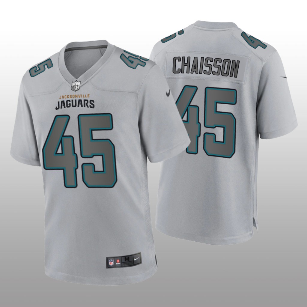 Jacksonville Jaguars K'Lavon Chaisson Gray Jersey Atmosphere Fashion Game - Men's