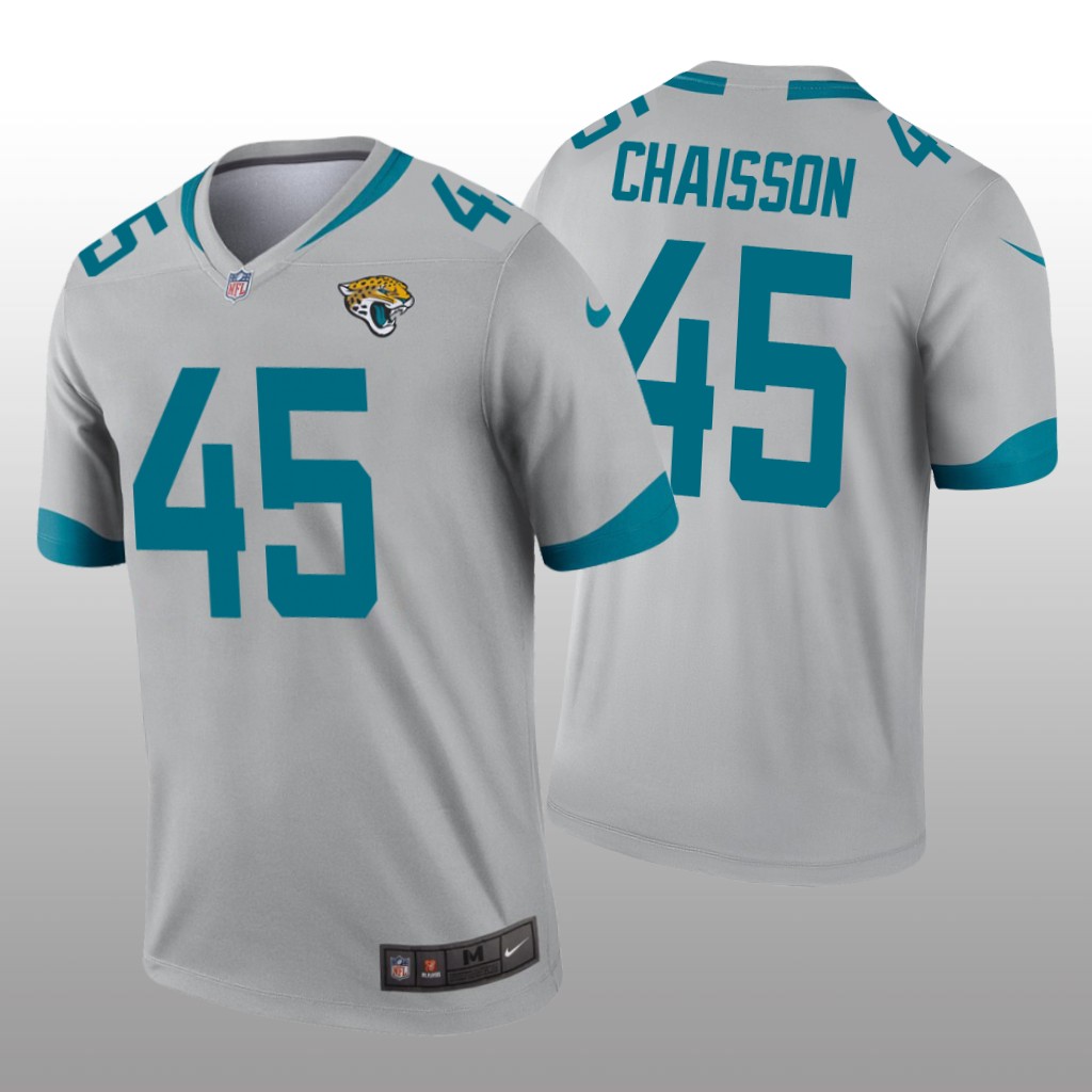 Jacksonville Jaguars K'Lavon Chaisson Silver Jersey Inverted Legend - Men's