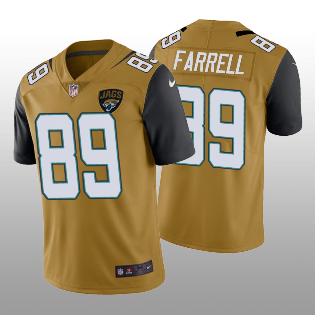 Jacksonville Jaguars Luke Farrell Gold Jersey Color Rush Limited - Men's