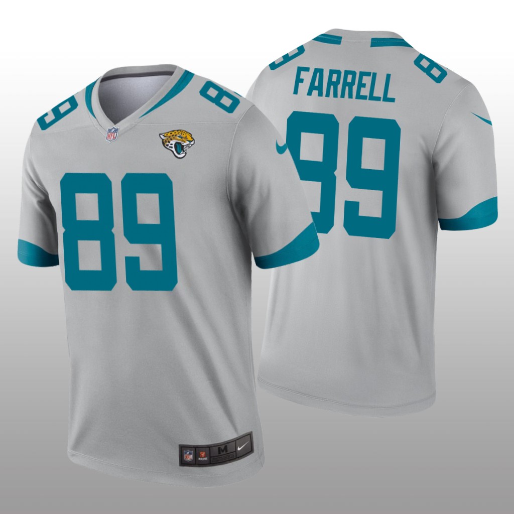 Jacksonville Jaguars Luke Farrell Silver Jersey Inverted Legend - Men's