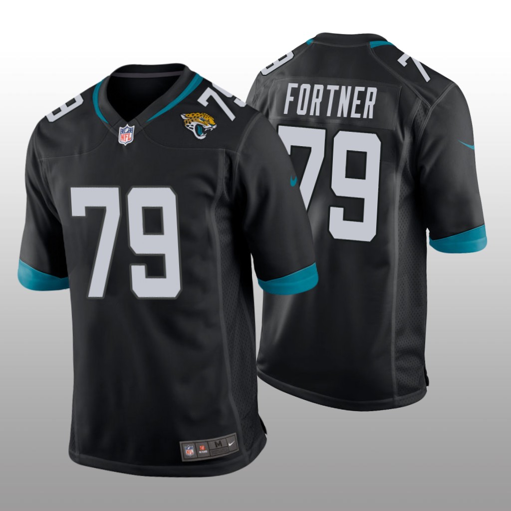 Jacksonville Jaguars Luke Fortner Black Jersey Game - Men's