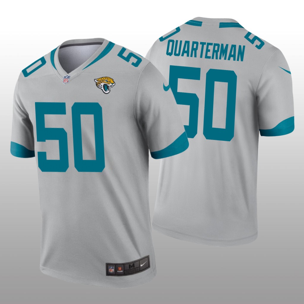 Jacksonville Jaguars Shaquille Quarterman Silver Jersey Inverted Legend - Men's