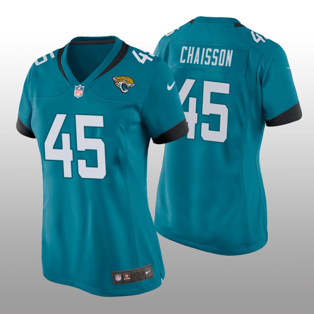 Jacksonville Jaguars Teal 2020 NFL Draft K'Lavon Chaisson Game Jersey