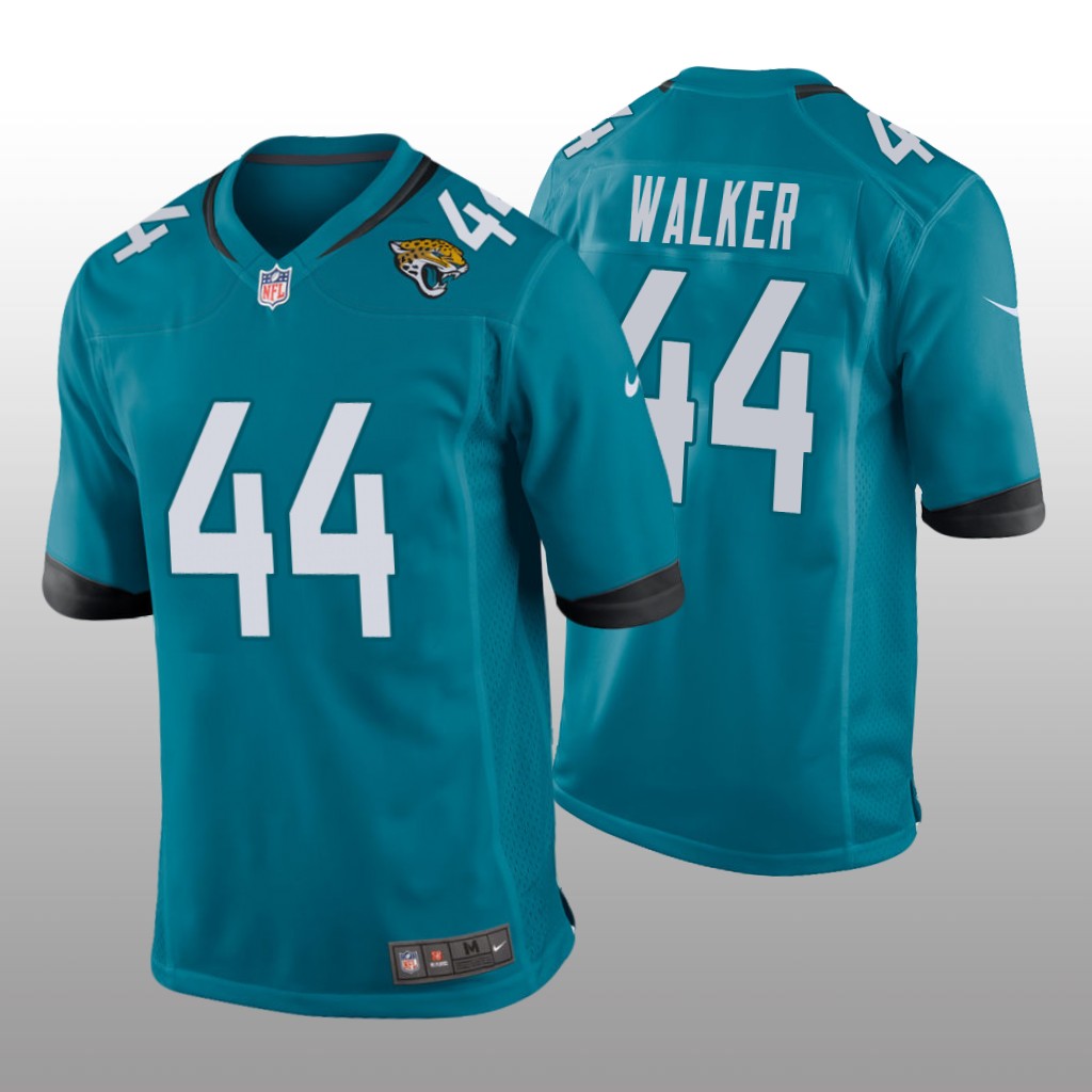 Jacksonville Jaguars Teal 2022 NFL Draft Travon Walker Game Jersey