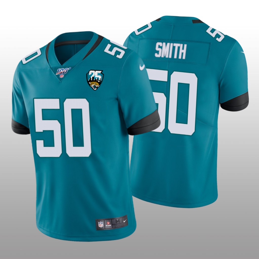 Jacksonville Jaguars Telvin Smith Teal Vapor Limited Jersey 25th Season - Men's