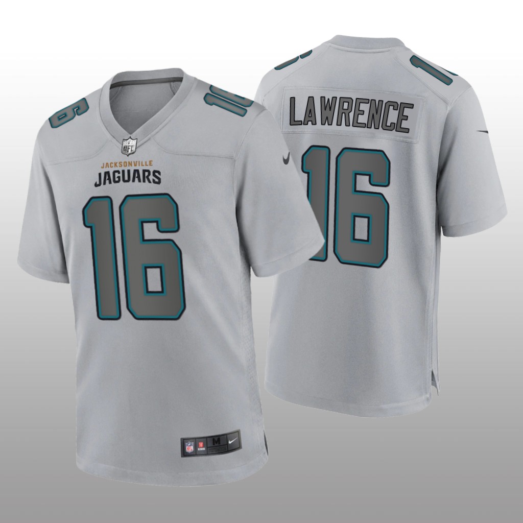 Jacksonville Jaguars Trevor Lawrence Gray Jersey Atmosphere Fashion Game - Men's