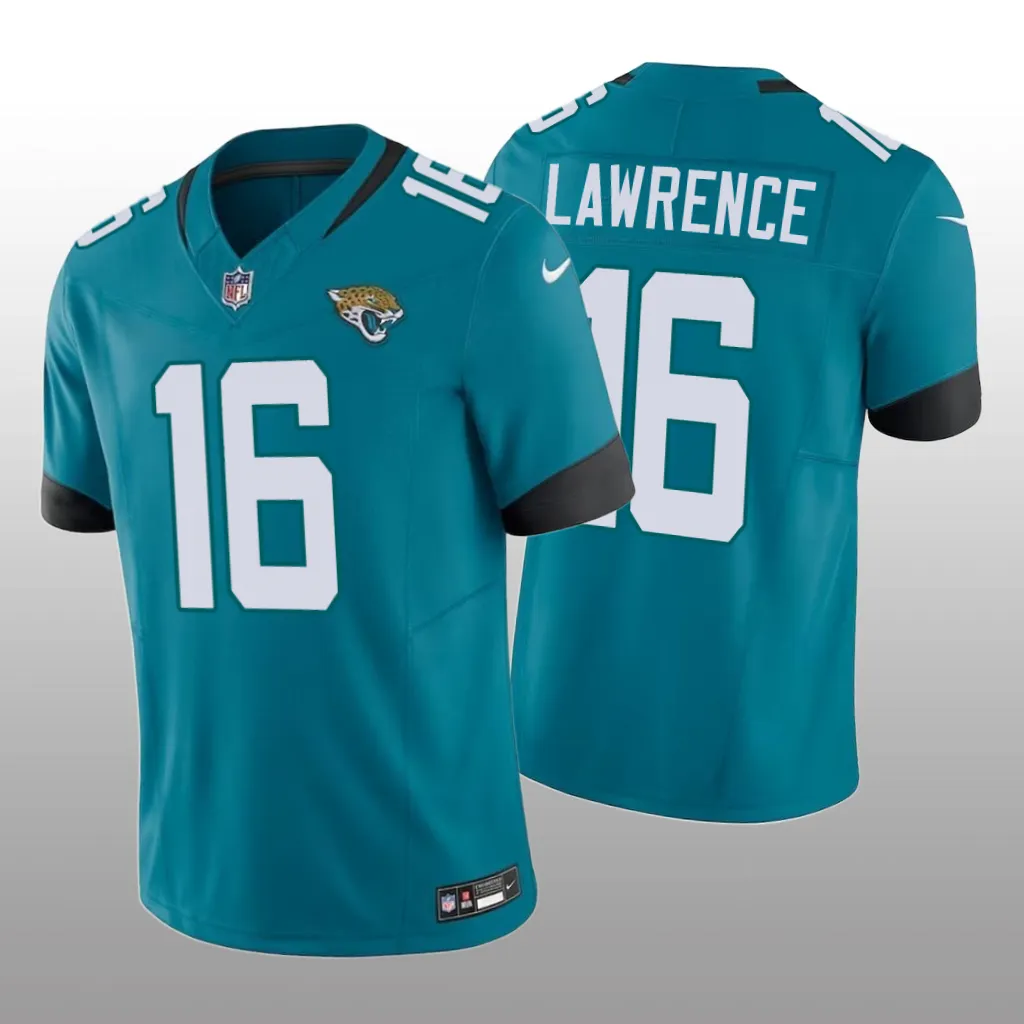 Jacksonville Jaguars Trevor Lawrence Teal Jersey 2020 Vapor F.U.S.E. Limited