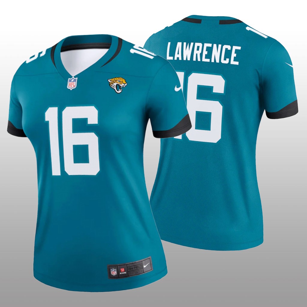 Jacksonville Jaguars Trevor Lawrence Teal Jersey Legend - Women's