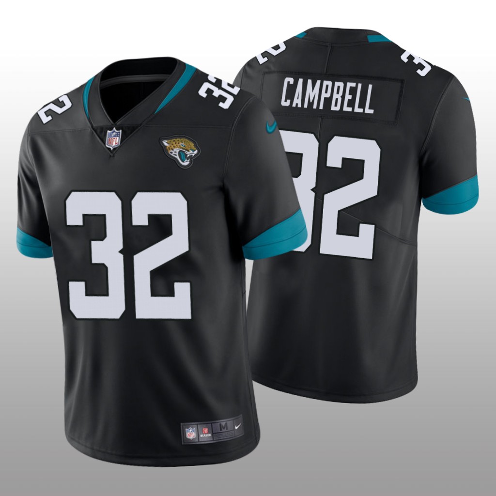 Jacksonville Jaguars Tyson Campbell Black Jersey Vapor Limited - Men's
