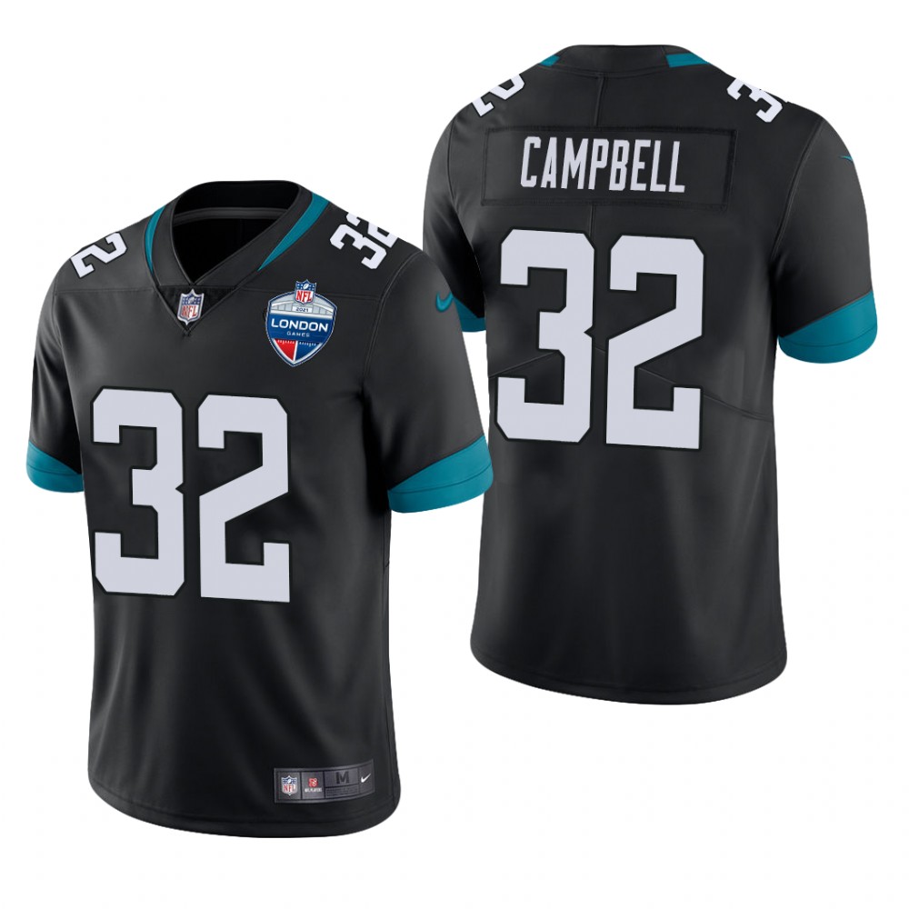 Jacksonville Jaguars Tyson Campbell Black Jersey Vapor Limited - Men's