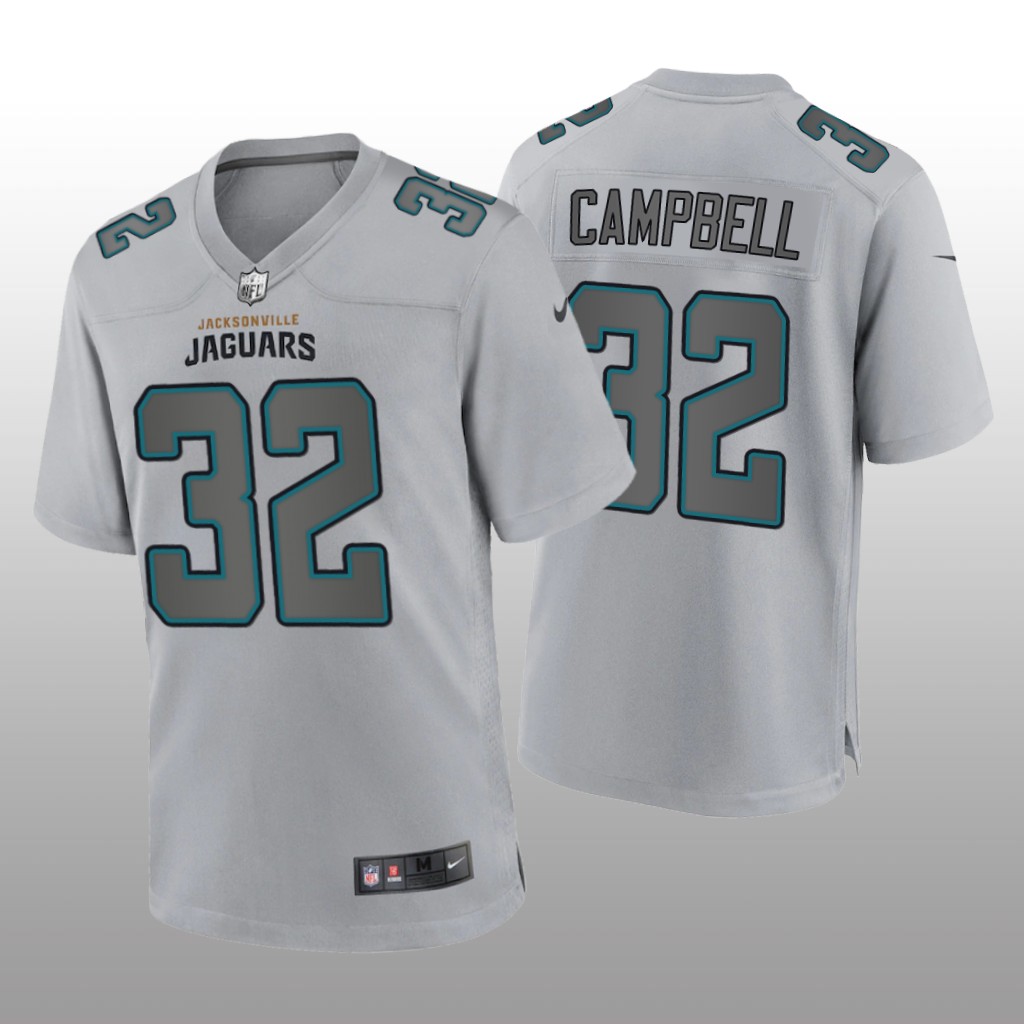 Jacksonville Jaguars Tyson Campbell Gray Jersey Atmosphere Fashion Game - Men's