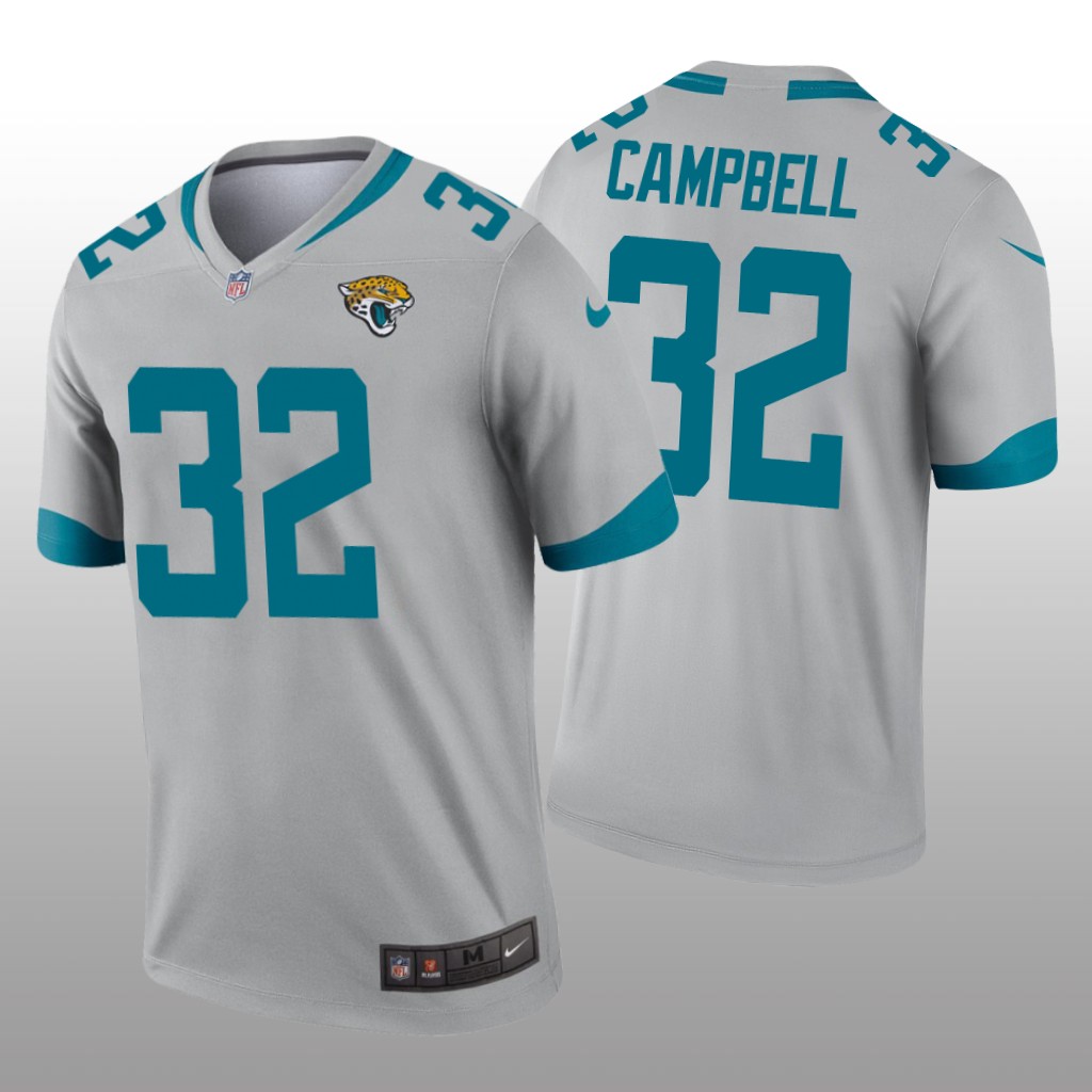 Jacksonville Jaguars Tyson Campbell Silver Jersey Inverted Legend - Men's