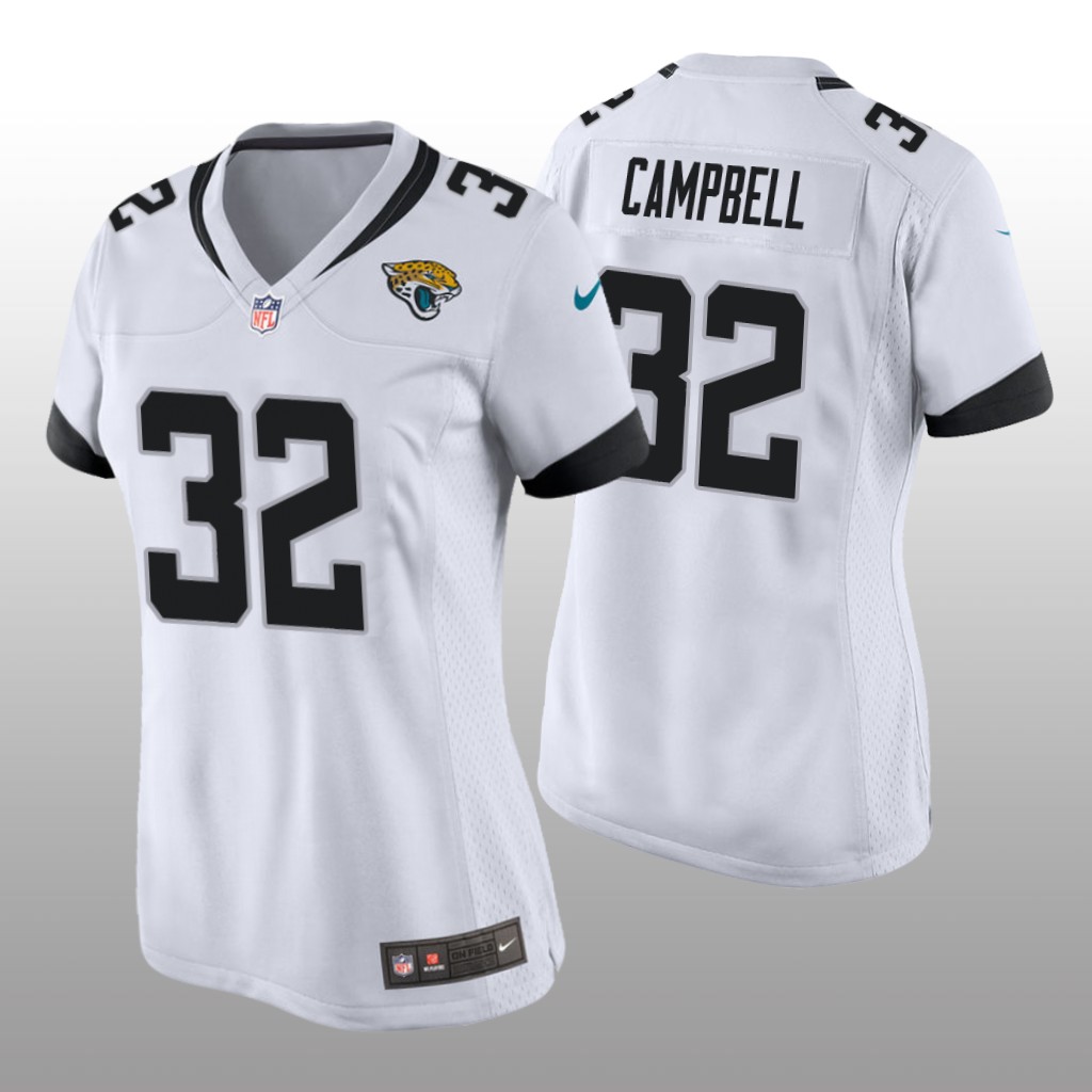 Jacksonville Jaguars Tyson Campbell White Jersey Game - Women's