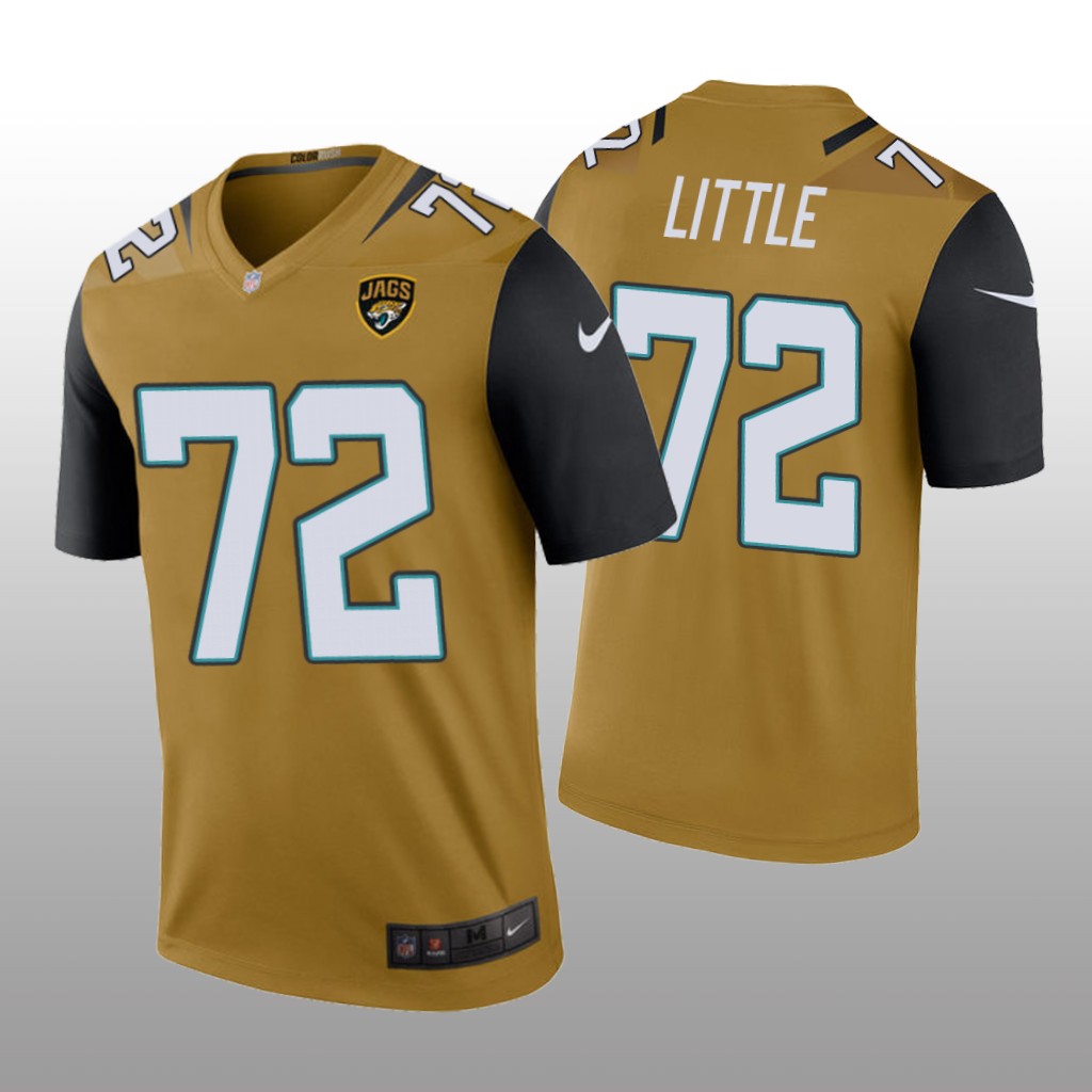 Jacksonville Jaguars Walker Little Bold Gold Jersey Color Rush Legend - Men's