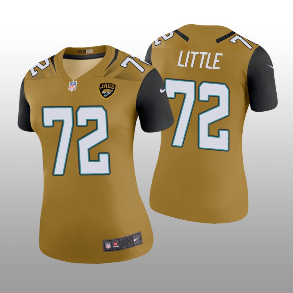 Jacksonville Jaguars Walker Little Gold Jersey Color Rush Legend - Women's