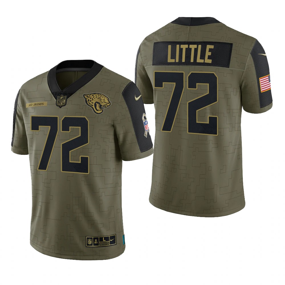 Jacksonville Jaguars Walker Little Olive Limited Jersey 2021 Salute To Service - Men's