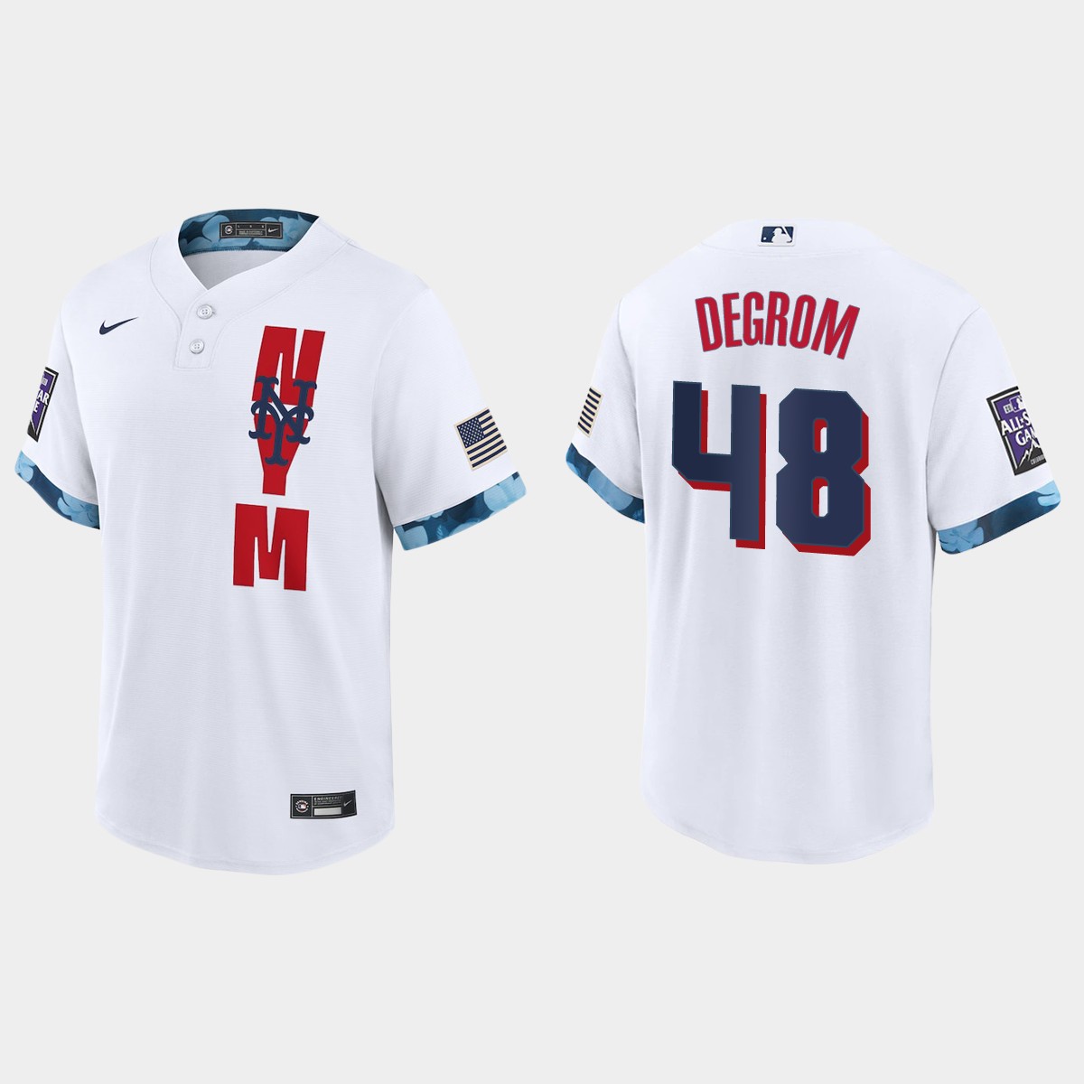 Jacob deGrom New York Mets 2021 MLB All-Star Game Jersey - White