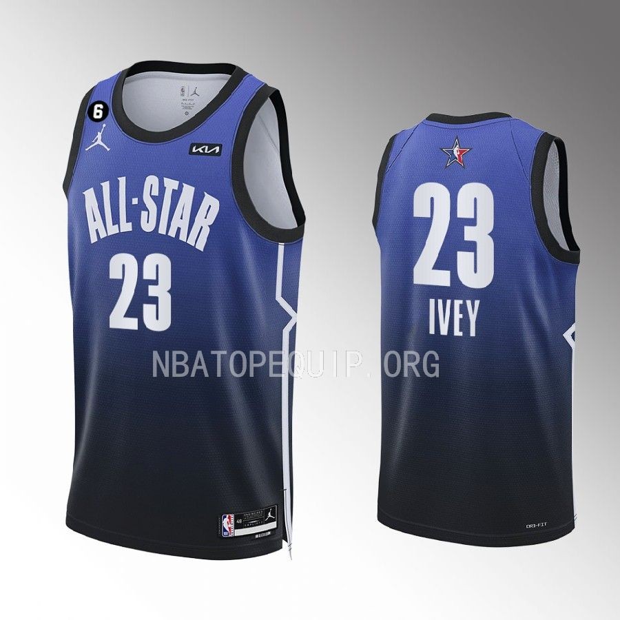 Jaden Ivey 2023 NBA All-Star Draft Blue Jersey Detroit Pistons #23
