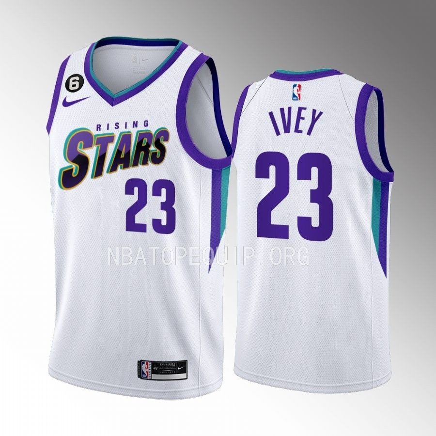 Jaden Ivey 2023 NBA Rising Stars White Jersey Detroit Pistons #23