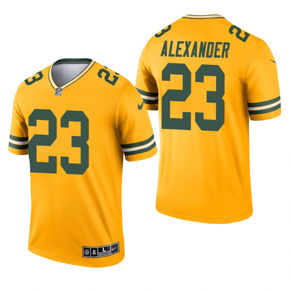 Jaire Alexander Green Bay Packers Gold Jersey Inverted Legend - Men's