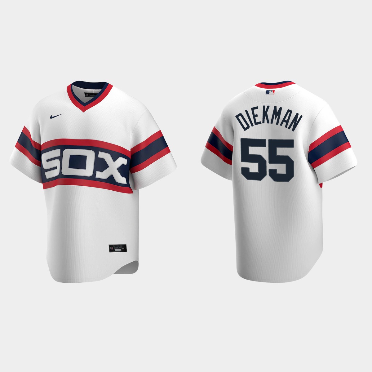 Jake Diekman Chicago White Sox Cooperstown Collection Home Jersey - White