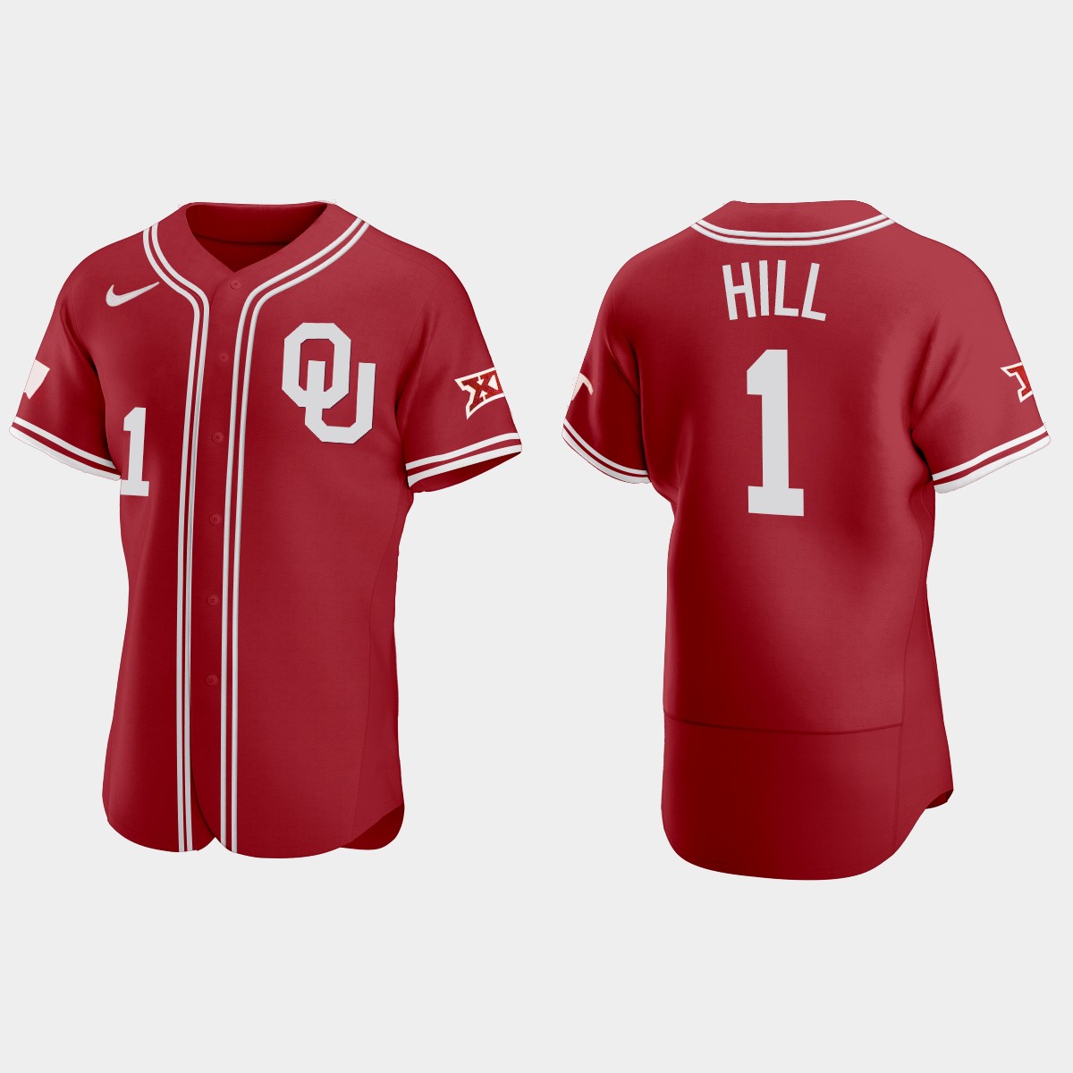 Jalen Hill Oklahoma Sooners 2021 Vapor Prime College  Jersey - Red