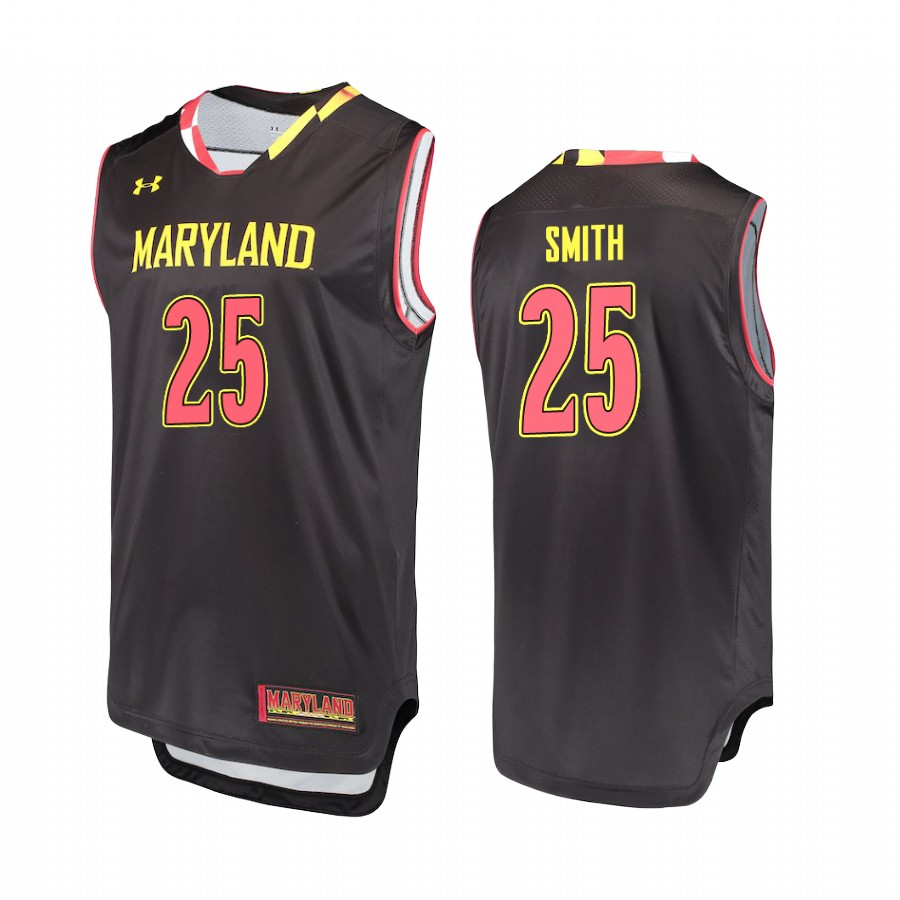 Jalen Smith Maryland Terrapins #25 Performance College  Jersey - Black