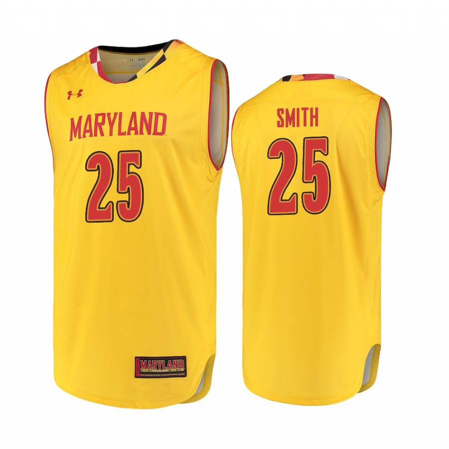 Jalen Smith Maryland Terrapins #25 Performance College  Jersey - Gold