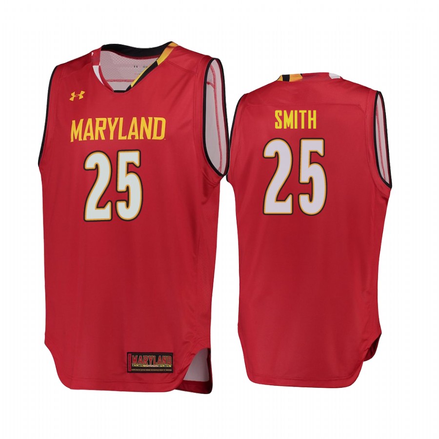 Jalen Smith Maryland Terrapins #25 Performance College  Jersey - Red