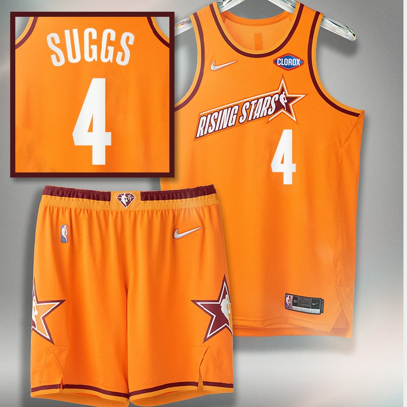 Jalen Suggs 2022 NBA Rising Stars Magic Jersey Orange Uniform