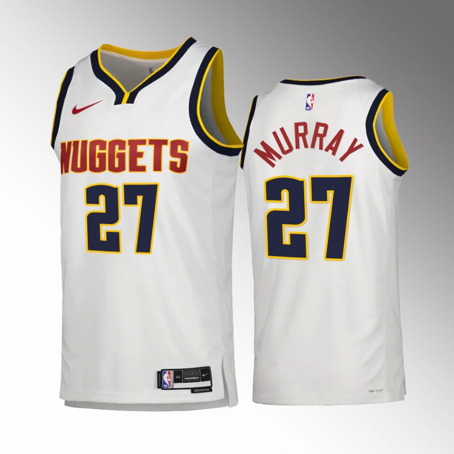 Jamal Murray 2022-23 Denver Nuggets White #27 Association Edition Jersey Swingman