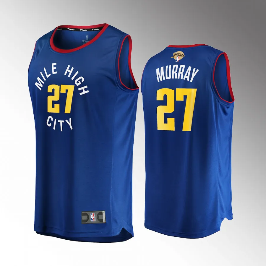 Jamal Murray Nuggets #27 Blue Jersey Fast Break 2023 NBA Finals Fast Break Player