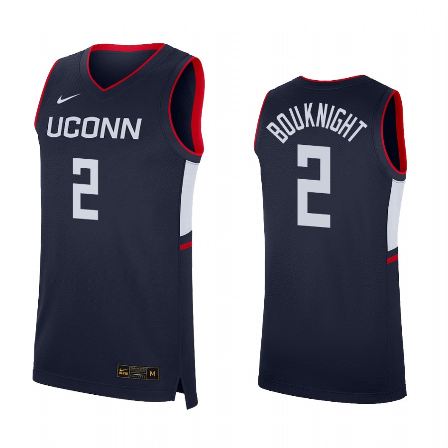 James Bouknight UConn Huskies Navy Jersey College  2021 NBA Draft