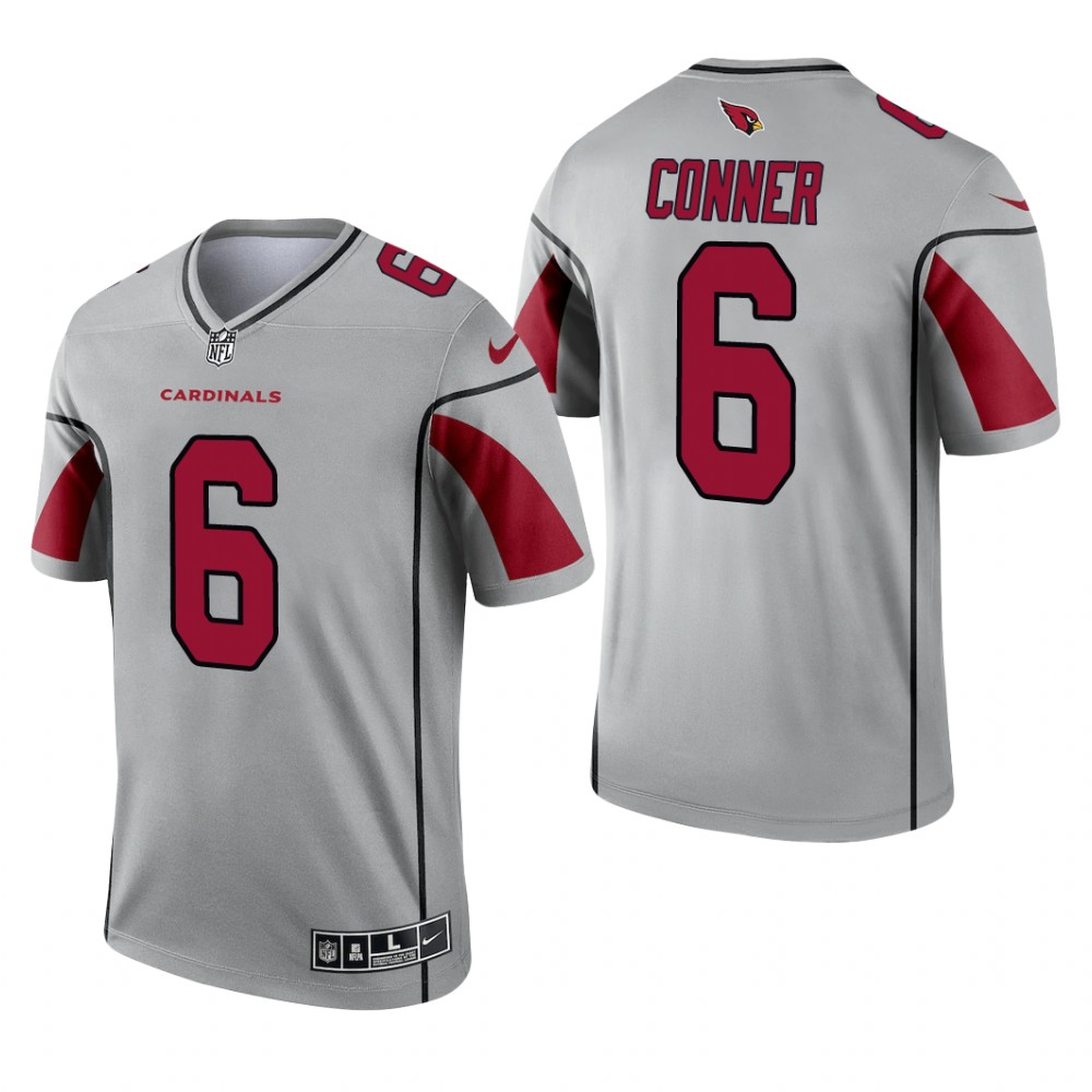 James Conner Arizona Cardinals Silver Jersey Inverted Legend - Men's