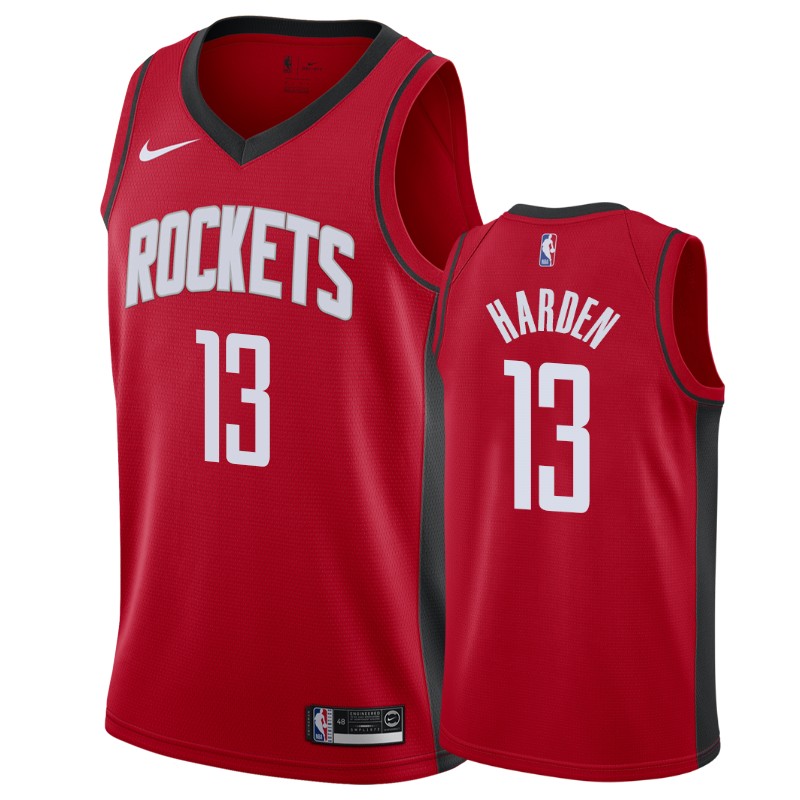 James Harden Houston Rockets #13 2019-20 Icon Men's Jersey - Red