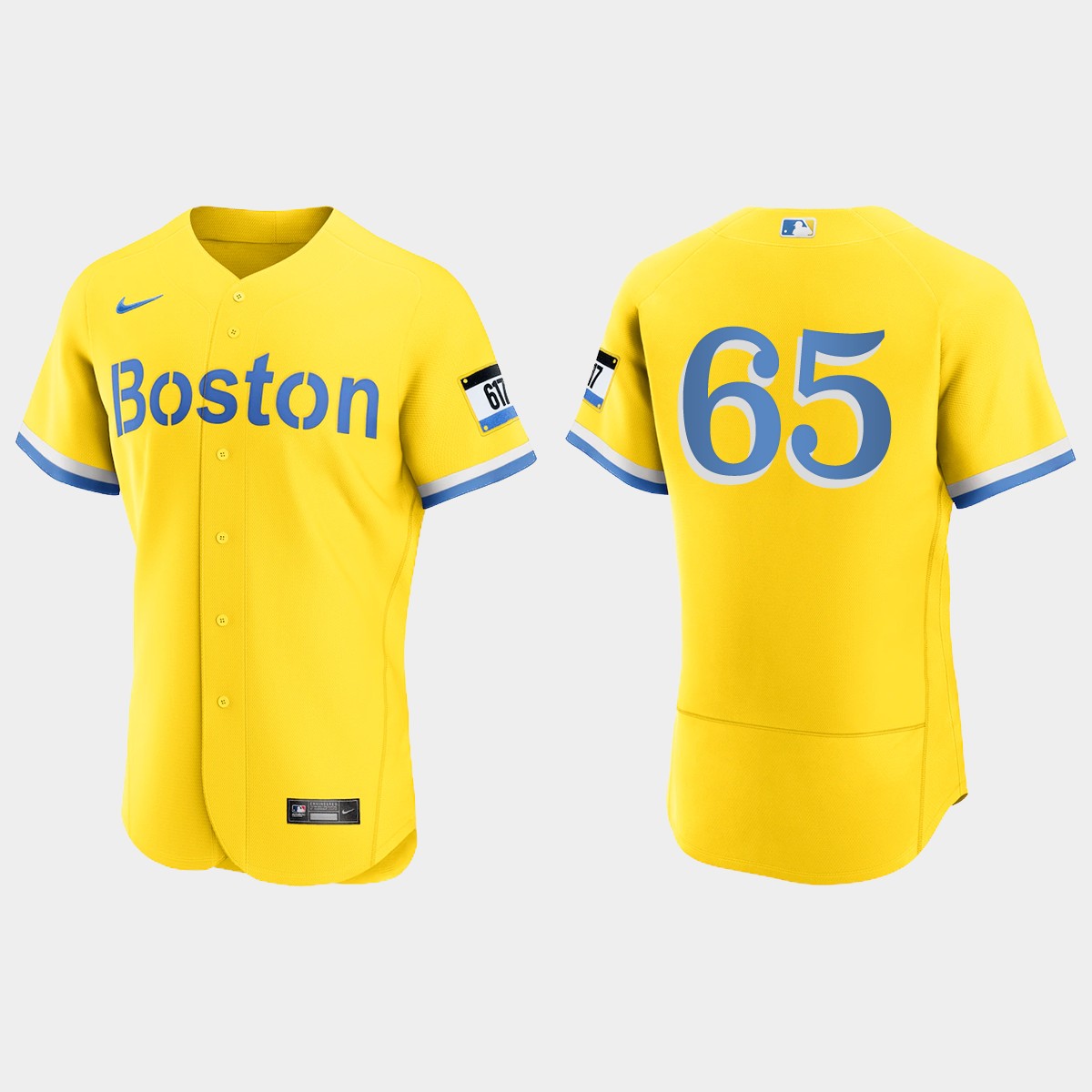 James Paxton Boston Red Sox 2021 City Connect Jersey - Gold Light Blue