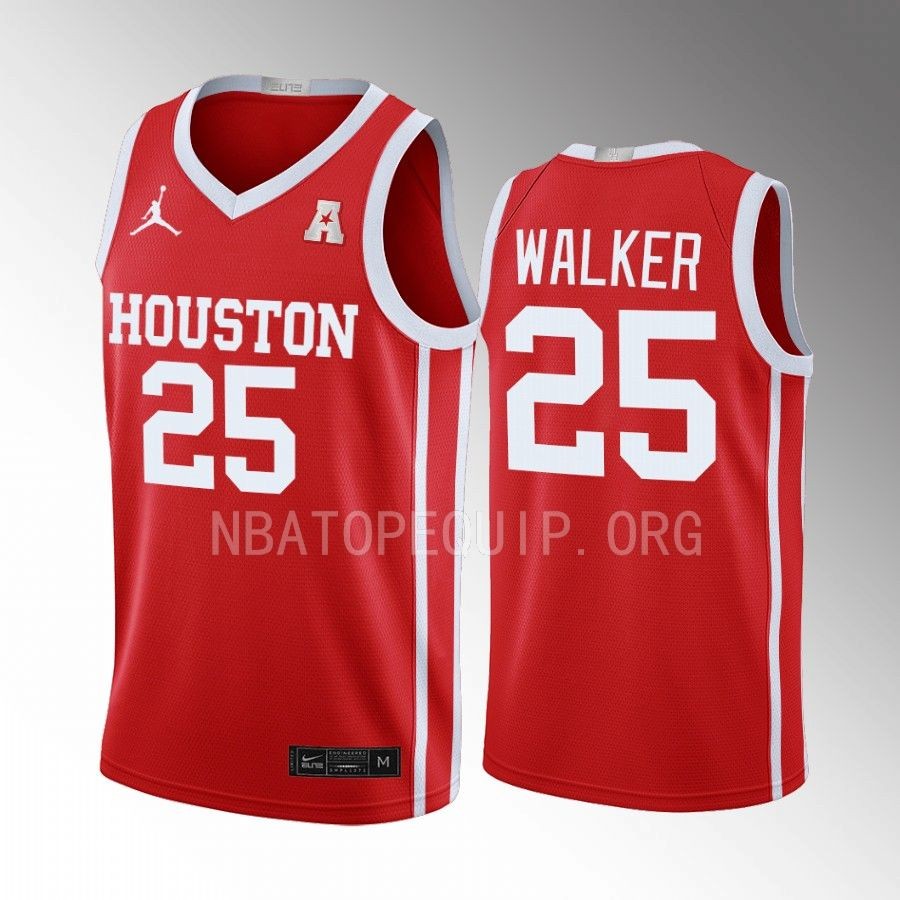 Jarace Walker Houston Cougars Scarlet Jersey 2022-23 Limited  Away
