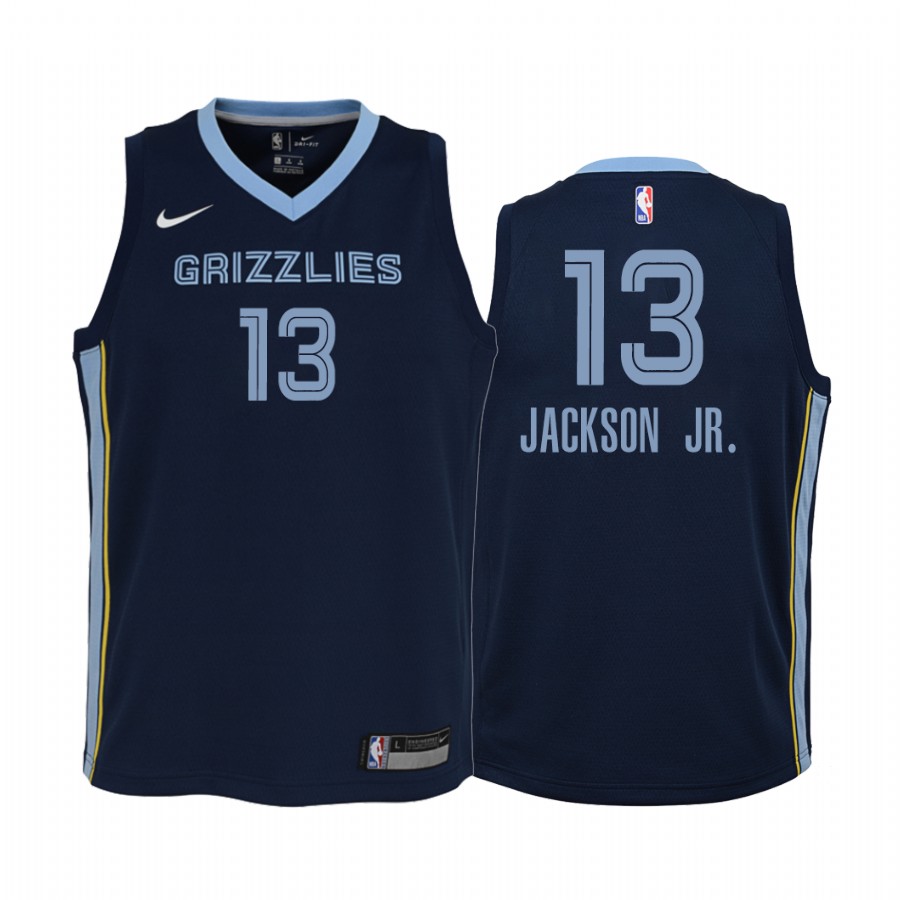 Jaren Jackson Jr. Memphis Grizzlies Youth Navy Icon Jersey Jumpman