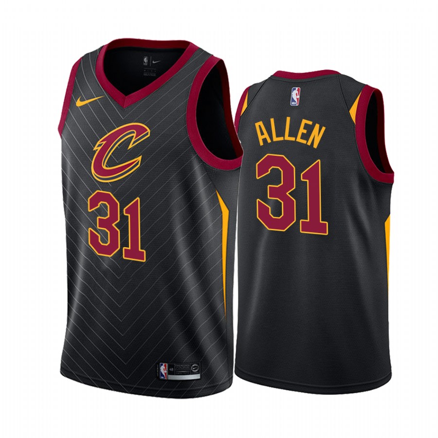 Jarrett Allen Cleveland Cavaliers 2021 Statement Edition Black #31 Jersey