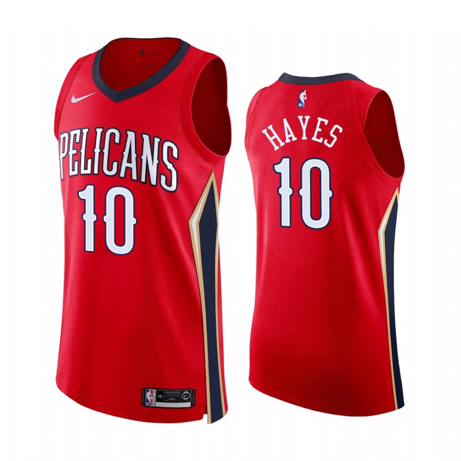 Jaxson Hayes New Orleans Pelicans Red Statement Edition 2020-21 Jersey