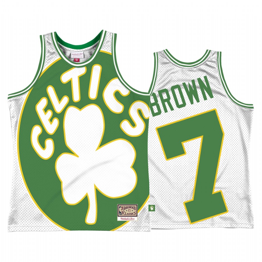 Jaylen Brown #7 Boston Celtics Big Face 2.0 Jersey White