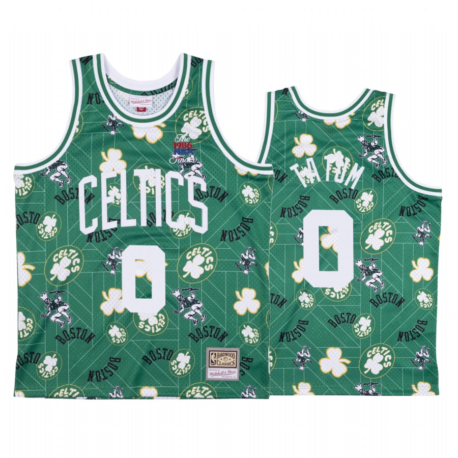 Jayson Tatum #0 Boston Celtics Green Tear Up Pack Jersey
