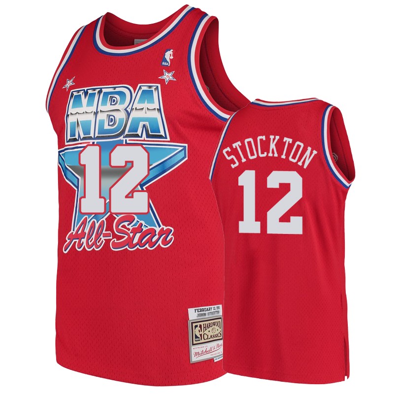 Jazz Men's John Stockton #12 1991 NBA All-Star Hardwood Classics Eastern Conference Jersey